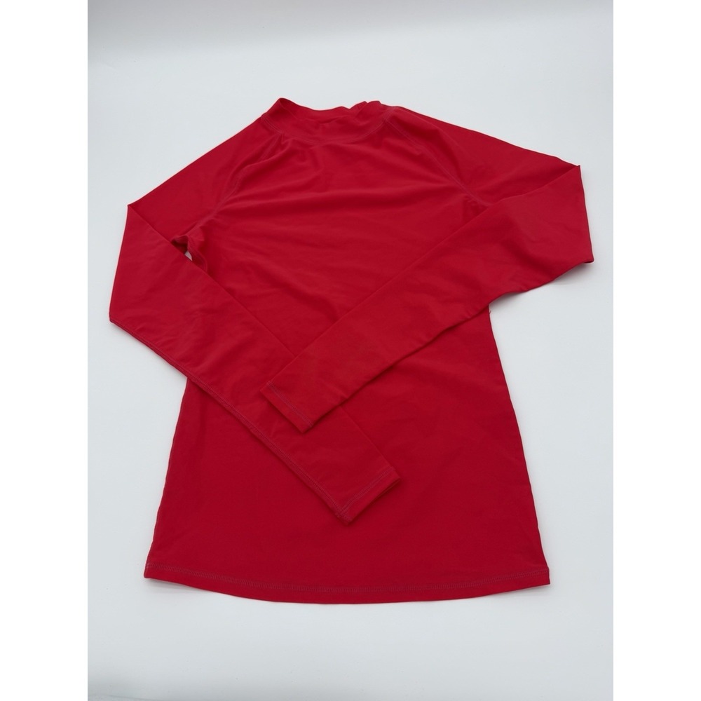 Red Long Sleeve Rash Guard-Old Navy-Women's‎ XS-NEW-Beach-Surf